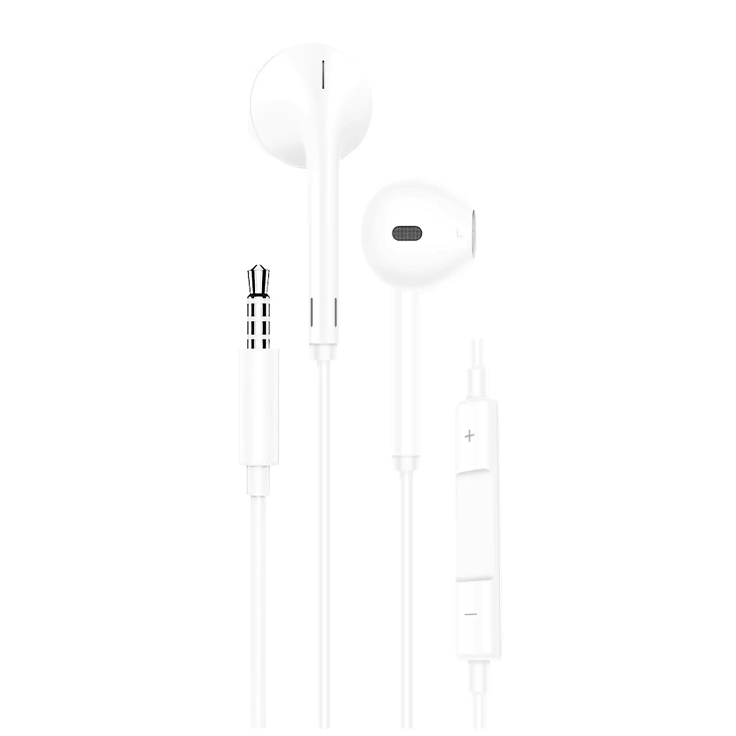 Wired 3.5mm Earphones With Microphone & Volume Control (EAR005)
