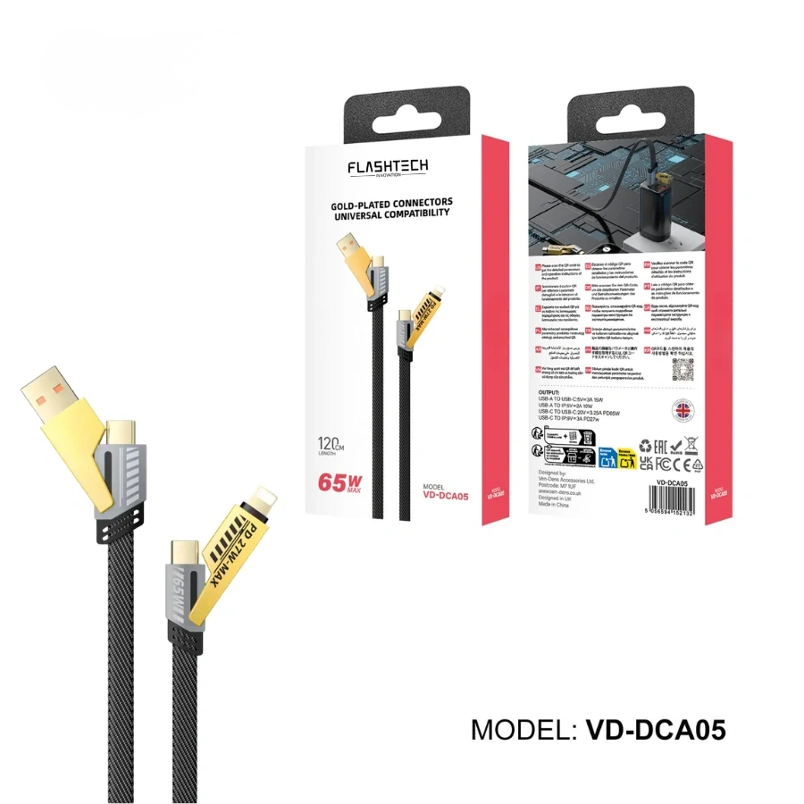 DCA05 4-in-1 Multi Charging Cable image produit 4