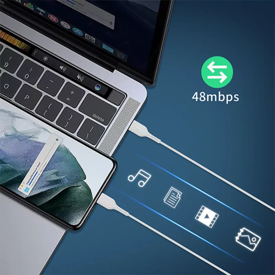 Type-C to Type-C Charging Cable (6.5ft/2m) | DCD06-2M image produit 2