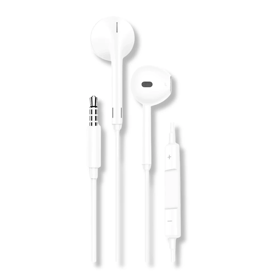Wired 3.5mm Earphones with Mic, In-Line Volume Control | EAR005 image produit 1