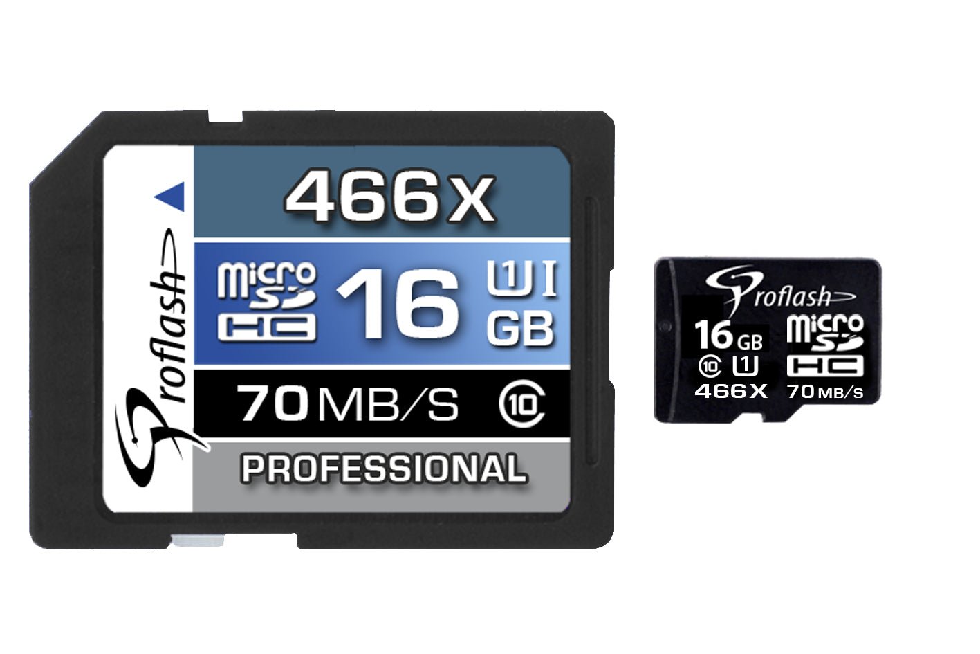 Memory Card Micro - SDHC 16GB Class 10 UHS - I With Adapter - FlashTech InnovationMemory Card