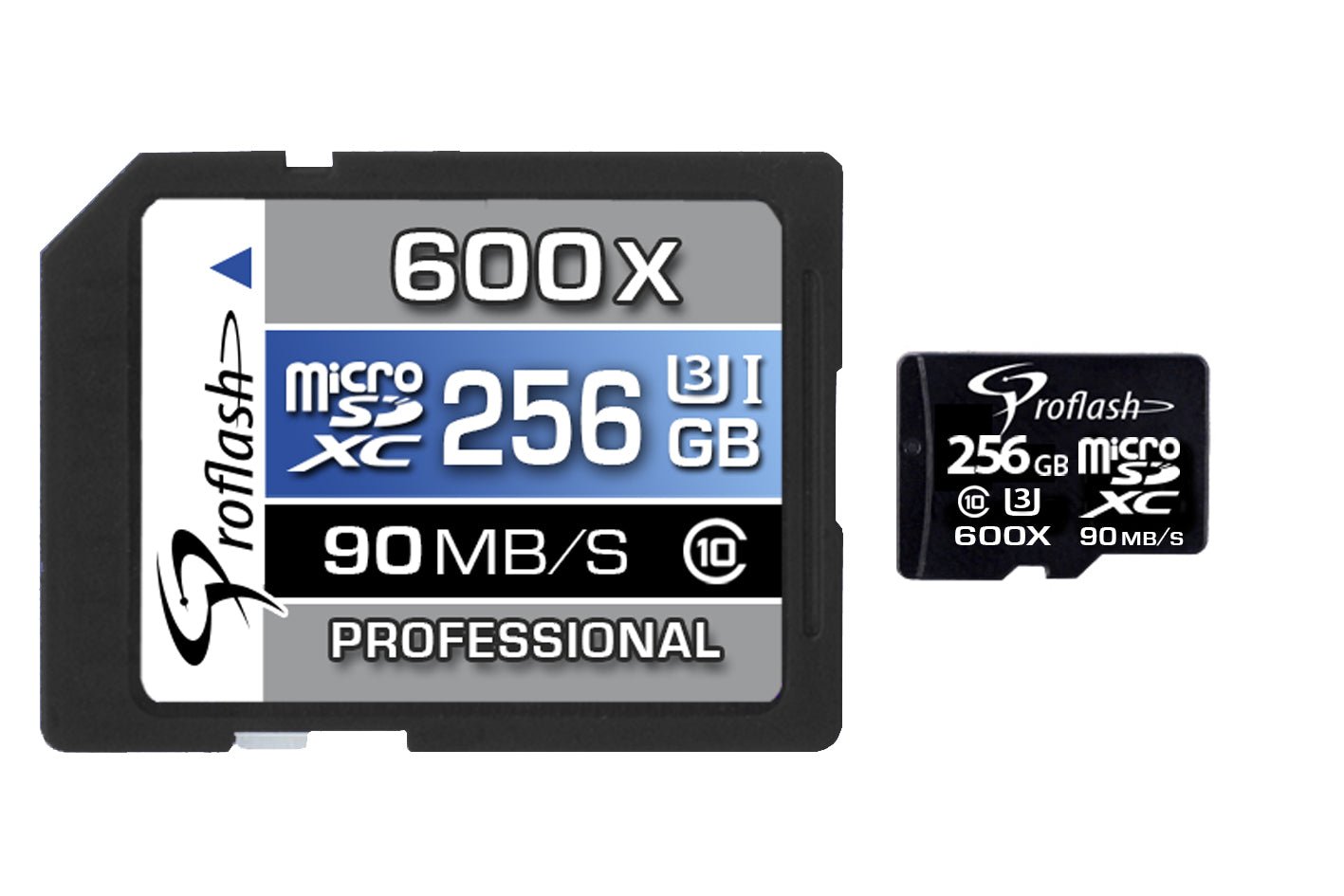 Memory Card Micro - SDXC 256GB Class 10 UHS - I U3 4K With Adapter - FlashTech InnovationMemory Card